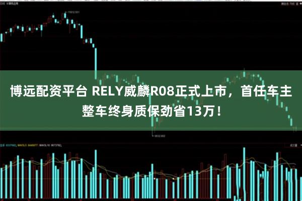 博远配资平台 RELY威麟R08正式上市，首任车主整车终身质保劲省13万！
