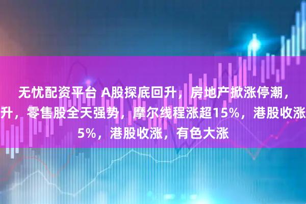 无忧配资平台 A股探底回升,房地产掀涨停潮,万科股债齐升,零售股全天强势,摩尔线程涨超15%,港股收涨,有色大涨