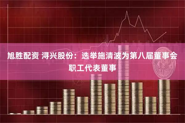旭胜配资 浔兴股份：选举施清波为第八届董事会职工代表董事
